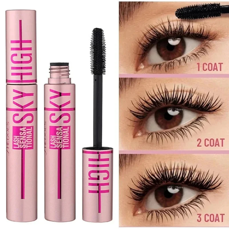 Waterproof Lengthening Eyelashes Mascara Long Lasting Makeup Silky Lash Eye Black Extension Smudge-proof Eye Korean Cosmetic