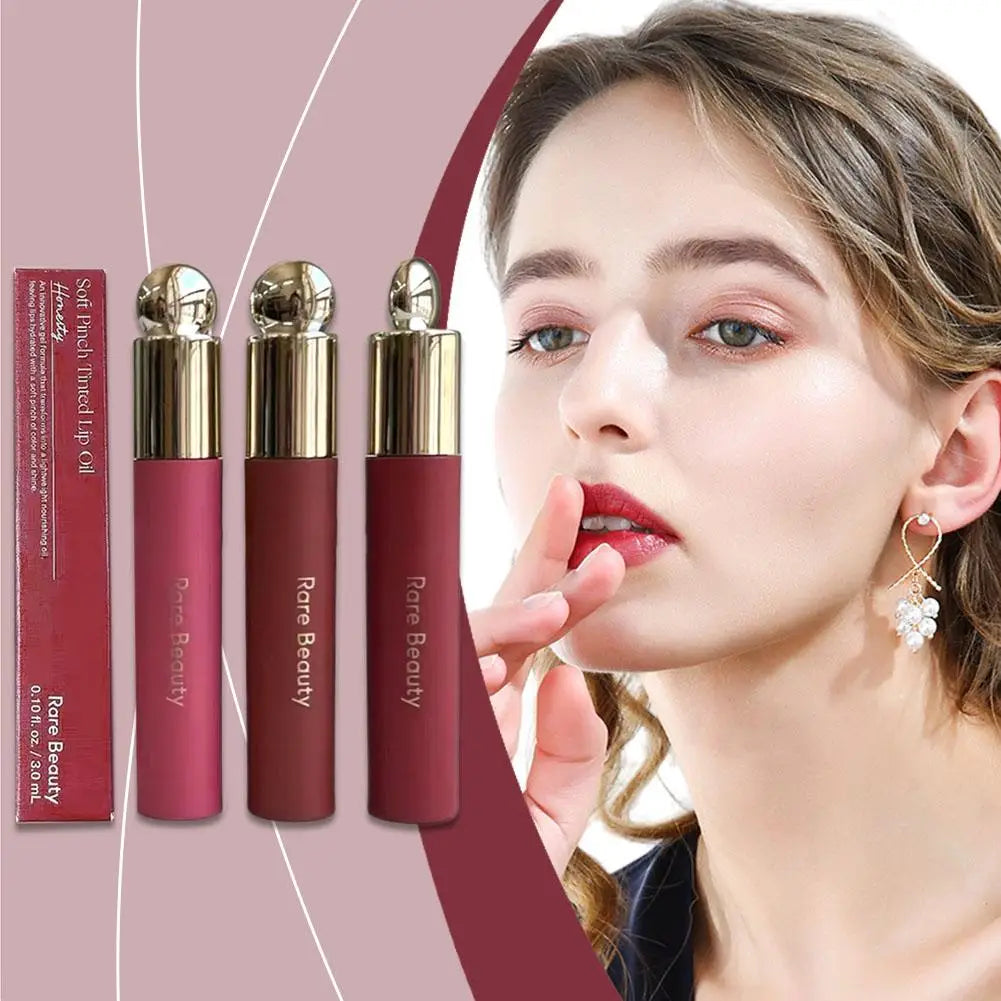 Rare Beauty Soft Pinch Tinted Lip Oil Liquid Lipstick /Highlighter/Blusher Cream Deep Moisturizing Nutrient Repair Lip Gloss