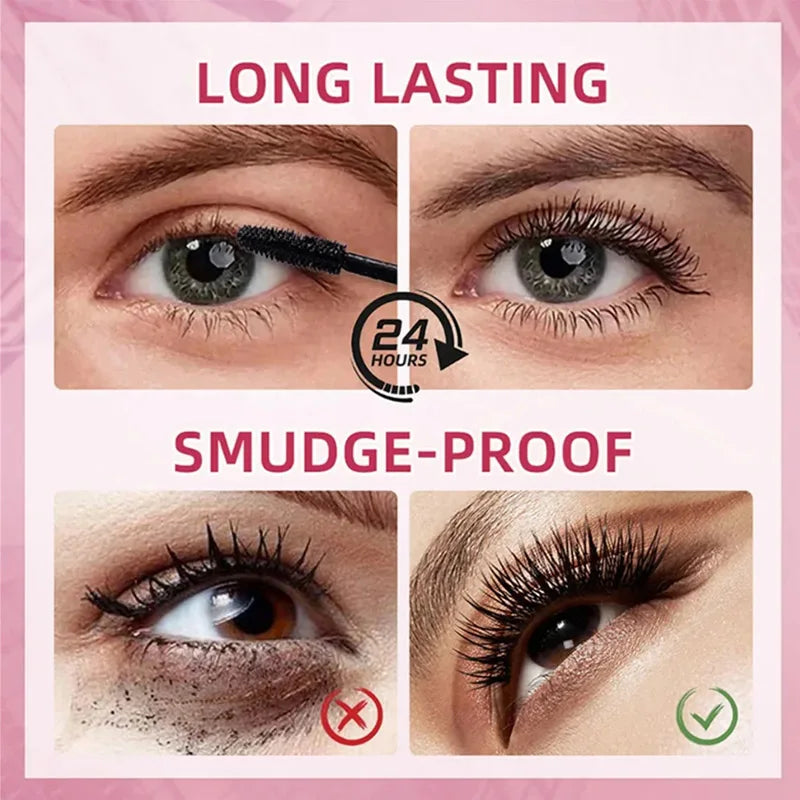 Waterproof Lengthening Eyelashes Mascara Long Lasting Makeup Silky Lash Eye Black Extension Smudge-proof Eye Korean Cosmetic