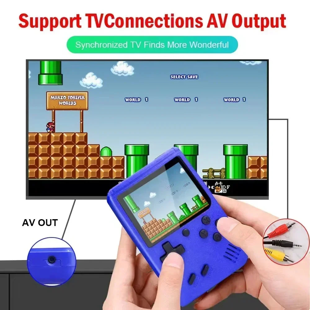 NEW Portable Retro Mini Video Game Console 8-Bit Handheld Game Player Built-in 400 Games AV Out Game Console Game Boy